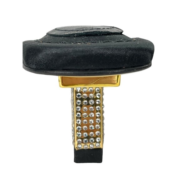 Good American NEW Kickstand Square Toe Slide In Black Spanish Made Sandals  8 - Picture 6 of 10